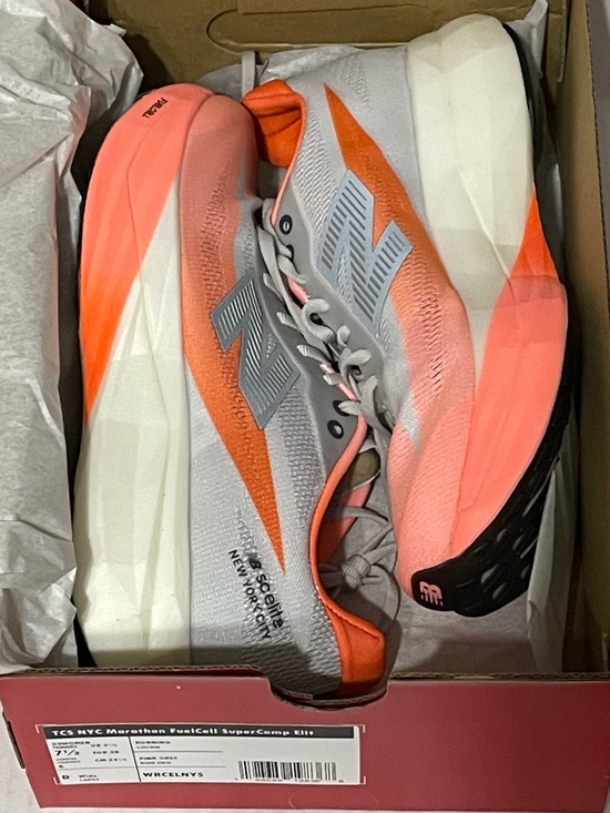 New Balance Shoes - New Balance TCS NYC Marathon FuelCell SuperComp Elite v5 - Women’s 7.5 Wide -NIB